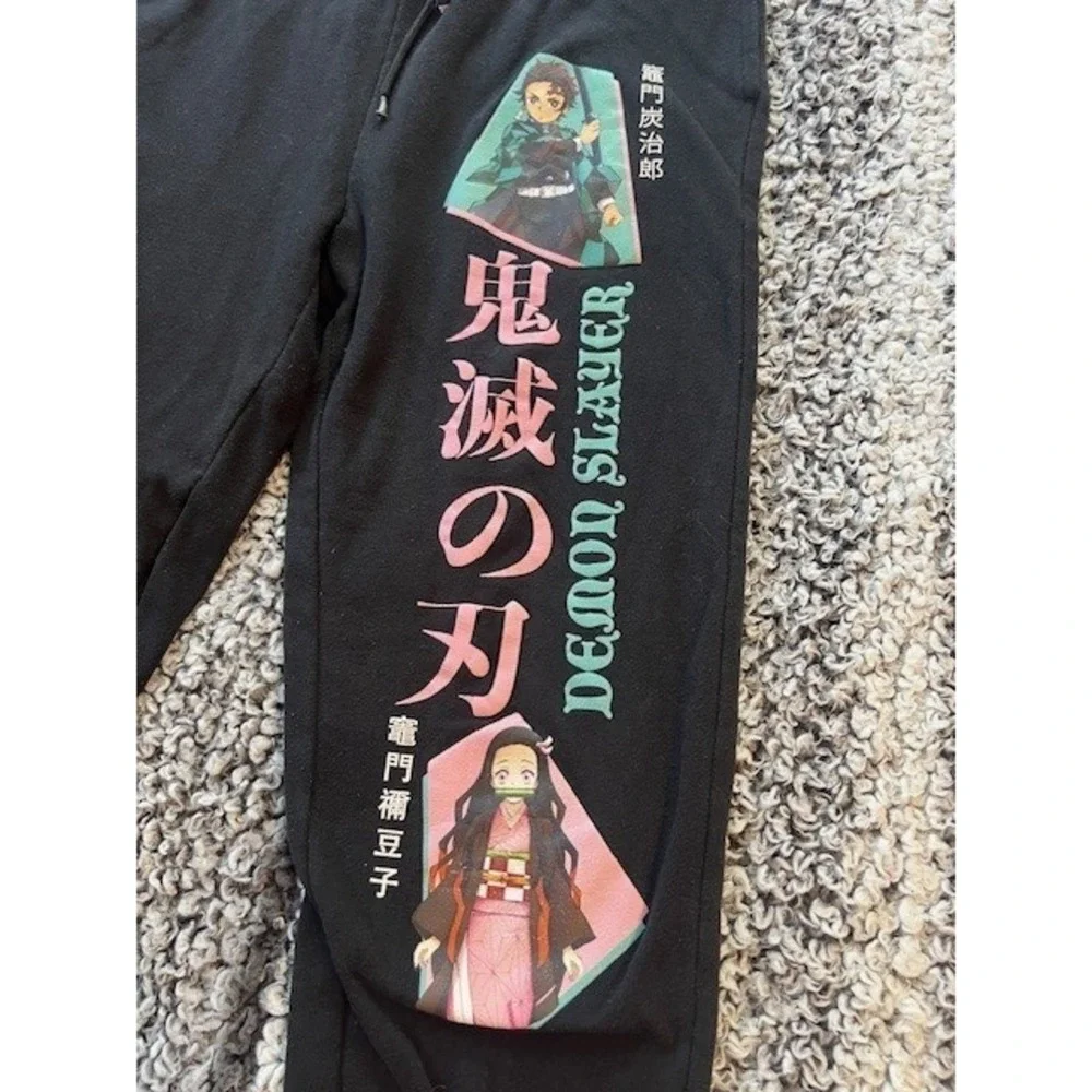 Men's Nezuko Kamado Demon Slayer Jogger Pants Size L‎